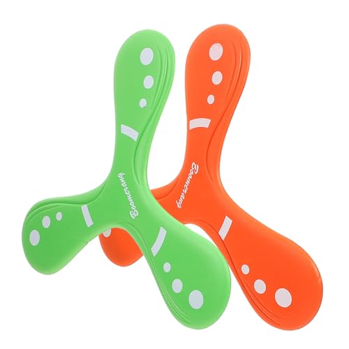 YARNOW 2pcs Boomerangs for Boys and Girls Bulk Soft Triangle Flying Toys Outdoor Lawn Games Safe for Boy Girl Adults Easy to Play