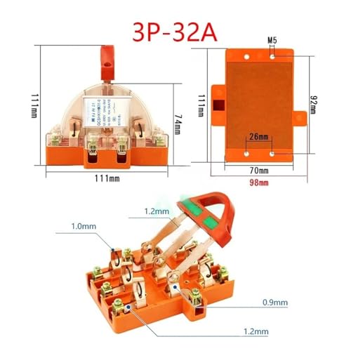 Inverseur de source triphasé 380V 32A en cuivre pour éviter les surchauffes
