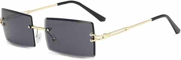 高級 リムレス グラサン サングラス スクエアサングラス ◀︎高級 リムレス グラサン サングラス スクエアサングラス