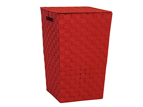 Preisvergleich Produktbild Franz Müller Flechtwaren Wäschekorb, Rot