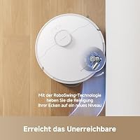 dreame L10s Pro Gen3, intelligenter Saug- und Wischroboter, Vormax-Saugkraft mit 13.000 Pa, DuoScrub-Wischsystem, automatische Moppanhebung um 7 mm, leistungsstarke Teppichreinigung, 5.200 mAh-Akku – Ansicht 3