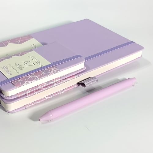Image of Kitabby VIVID Notes Combo | A5 & A7 Notebook - Lilac