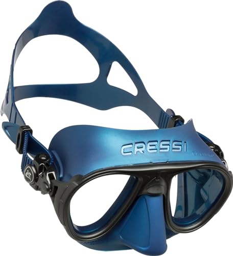 CRESSI �X�L���[�o �t���[ �_�C�r���O �}�X�N [ CALIBRO ] �t�H�O�X�g�b�v�V�X�e�� �f���A���t���[���\�� ���e�Ϗ����� �u���[���^�� DS425550 �y���K�i�z