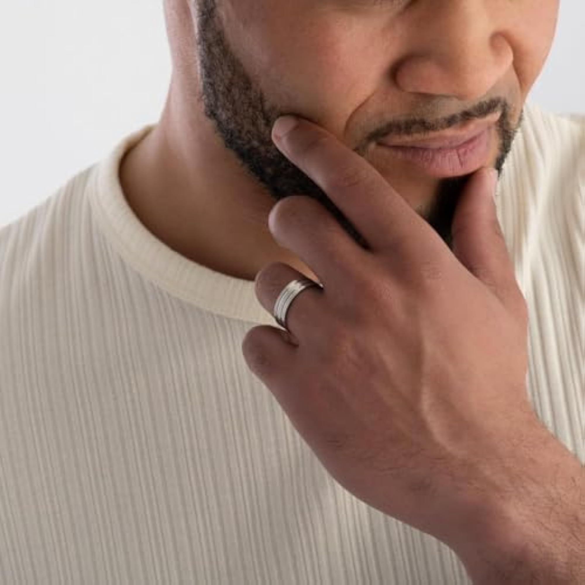 Men's 92.5 Sterling Pure Silver Amazing Ring