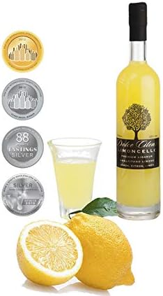 Limoncello Liqueur - Dolce Cilento Italian Lemon Liquor (4 Medals) (100ml)