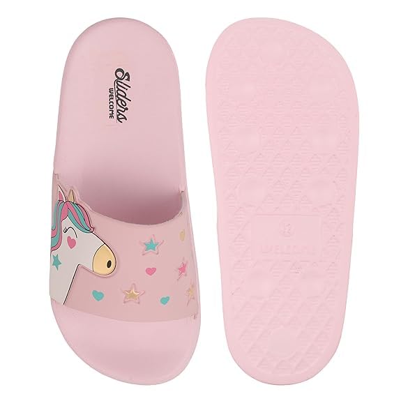 Image of URJO unisex-child Urjo Fandom Kid's Sliders /Slippers Lightweight Super Flexible Stylish Dailywear Sliders /Slippers Boy's & Girl's Slipper