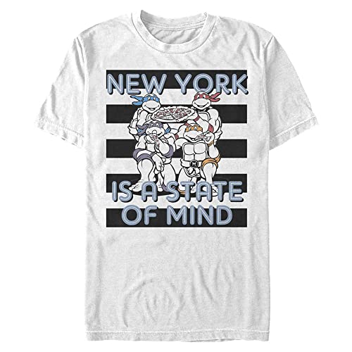 T-shirt long 4XL Tall Nickelodeon blanc pour homme grand New York