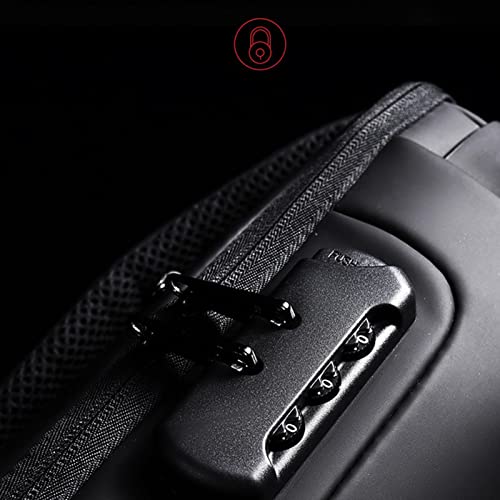 Bolsa tiracolo masculina | Mochila tiracolo impermeável | Mochila tiracolo pequena com porta de carr
