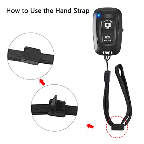 Cellphone Clicker, Camera Remote Control(2 Pack) For Photos & Videos, Wireless Camera Remote Shutter Compatible With Iphone/Android Phone/Ipad/Tablets With Adjustable Wrist Strap #TOP7