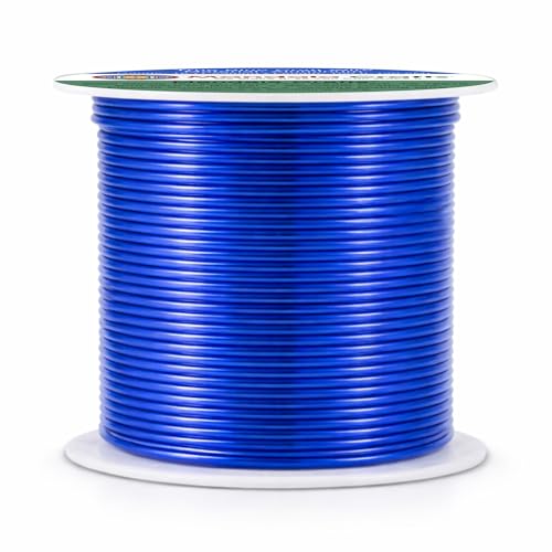 Image of Mandala Crafts 16 Gauge True Blue Anodized Aluminum Craft Wire, 100 FT | Colored, Flexible, Bendable, for Bonsai, Armature, Sculpting, Wire Wrapping, Jewelry Making, Weather & Tarnish Resistant