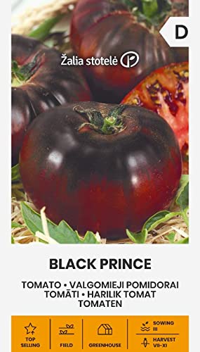 Zalia stotele | SEMILLAS DE TOMATE PRÍNCIPE NERO | Semillas de hortalizas | Semillas Tomate | Semillas de plantas | Semillas de jardín | 1 paquete