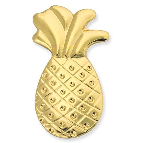 PinMart Gold Plated Pineapple Hospitality Lapel Pin - 25 Pack