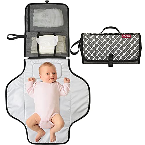 Portable Diaper Changing Pad, BARST Portable Changing Pads with Smart Wipes Pocket Portable Baby Changing Station Gift for Baby Shower Newborn Unisex Baby Stuff Portable Diaper Changing Pad, BARST Portable Changing Pads with Smart Wipes Pocket Portable Baby Changing Station Gift for Baby Shower Newborn Unisex Baby Stuff