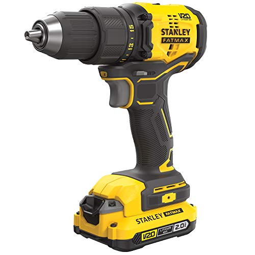 Stanley FatMax 18V 2-Gang Akku-Bohrschrauber SFMCD710D2K (2.0Ah, max. Drehmoment 60Nm, bürstenloser Motor mit Vollmetallgetriebe, LED-Licht, inkl. 2 Akkus, Ladegerät & Koffer) – Bild 3
