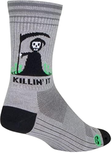 SockGuy Unisex Killin' It 6-Inch Crew Socks image 2