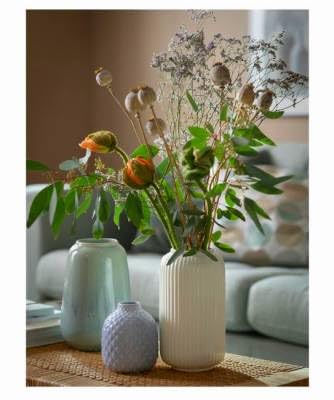Amazon.co.jp: IKEA イケア 花瓶 ホワイト 白 高さ22cm n60442038