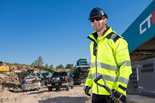 Portwest Pw360 Men's Premium Hi Vis Reflective Waterproof Safety Jacket Yellow/Black, Large #TOP4