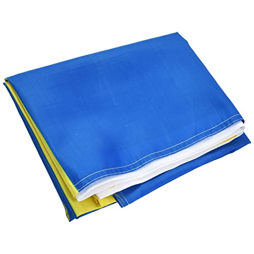 Bandeira da Ucrânia, Poliéster Pongee Flapping Fade Proof Bandeira Nacional Ucraniana para Áreas de