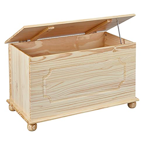 Inter Link Cassapanca Per Giocattoli In Legno Massiccio Baule Portaoggetti In Legno Cassapanca Portaoggetti Panca Portaoggetti Con Coperchio A Cernier