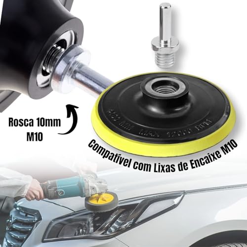 Haste Eixo Suporte Adaptador Universal Disco De Corte Com Chave de Aperto Desbaste Rebolo Lixa para