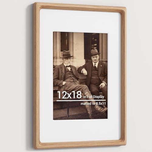 Solid Wood Photo Frame with Tempered Glass
