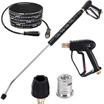 Eau Chaude Pistolet 30m Tuyau 250bar DN6 Lance Buse pour à Nettoyeur Haute Pression Karcher HD HDS