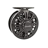 Aventik Z Fly Reel Center Drag System Classic III Graphite Large Arbor Sizes 3/4, 5/6, 7/8 Fly Fishing Reels (7/8)