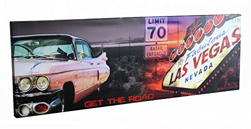 Ariane LDY-3090CT6 Toile Imprimée LED, Multicolore, 30 x 90 x 3 cm