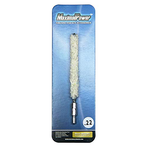 Maximalpower Gun Cleaning Bore Cotton Mops Brush .22 Caliber For 8-22 Threaded (5 Pack) #TOP4