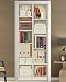 FLFK 3D Bookshelf Cabinet Self-Adhesive Door Wrap Murals Wall Stickers 30.3"x78.7"