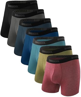 Bamboo Cool Ultra Soft Men's Boxer Briefs – Multi‑Pack Comfort & Breathability