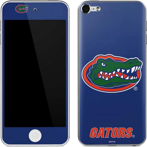 Skinit Decal MP3 Player Skin Compatible with iPod Touch (6th Gen 2015) - Officially Licensed College Florida Gators Mascot Blue Design