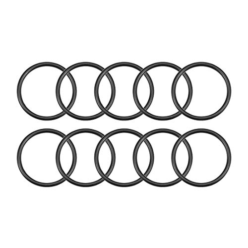 sourcing map Nitrile Caoutchouc Joints Toriques 32mm OD 27mm ID 2.5mm Largeur Métrique Nitrile Caoutchouc Joint Étanchéité Paquet de 10