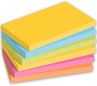 Post It Notes Sticky Notes Pastel Post It Notes (4 Color: Blue, Yellow, Green and Pink) Pastel Sticky Notes Post Its Notes Post It Notes Tabs 100pcs Post it Notes Size: (3x4inch) 76x100mm (Large)