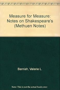 Mass Market Paperback Measure for Measure: Notes on Shakespeare's (Methuen Notes) Book