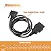 X AUTOHAUX OBDII OBD2 Main Cable Diagnostic Tool Adapter Connector Cable for Launch X431 CRP129 CRP123 Creader VII and VIII,Male to 2 Rows 15 Pin Female