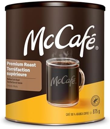McCafé Premium Medium Dark Roast, Ground Coffee, 875g