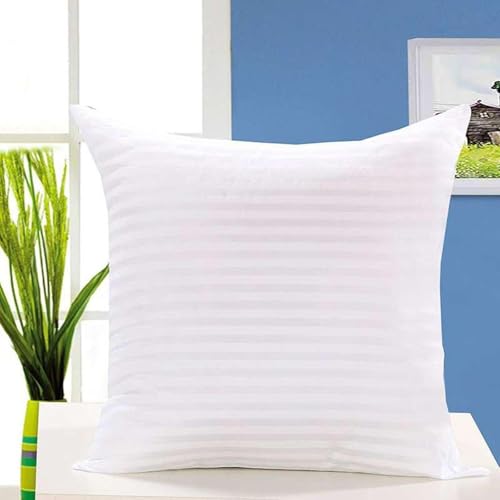 Image of LA VERNE Luxury Premium Cloth Microfibre Blown Technology Filled Cushion Filler Pack of 3 (16 inchX16 inch) (White (Pack of 3))