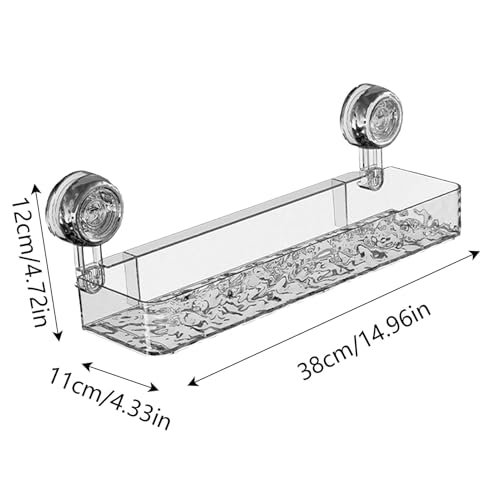 Organisateur de douche à ventouse rectangulaire pour éviter de percer - 6