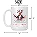 Dad No Matter What LIfe Throws At You, At Least You Don't Have A Liberal Child - Large 15 oz White Ceramic Coffee Mug Cup (Print Both Sides)