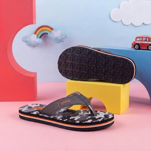Image of YOHO Pacer Slippers for Kids | Comfortable Monsoon Rainy FlipFlop | Easy to clean Footwear for Boys & Girls