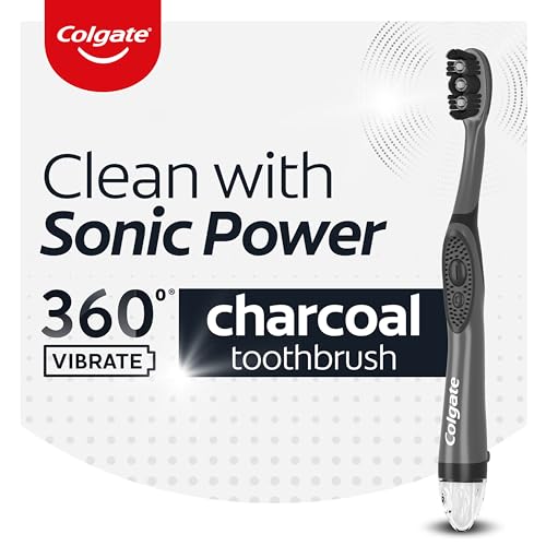 Colgate-360-Vibrate-Charcoal-Battery-Operated-Toothbrush-Pack-Soft-with-1-AAA-Battery-Included-Black-2-Count