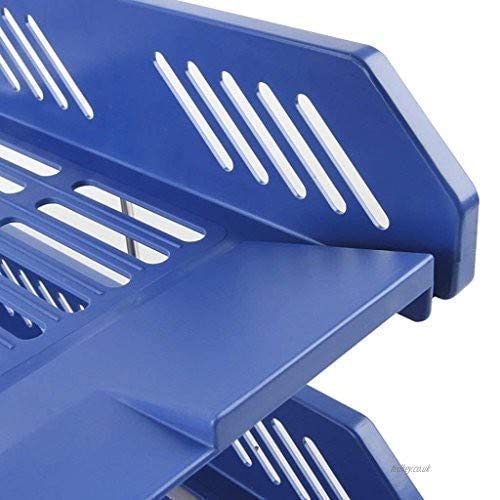 Quickwell 3 Layer Blue File Rack - Image 6