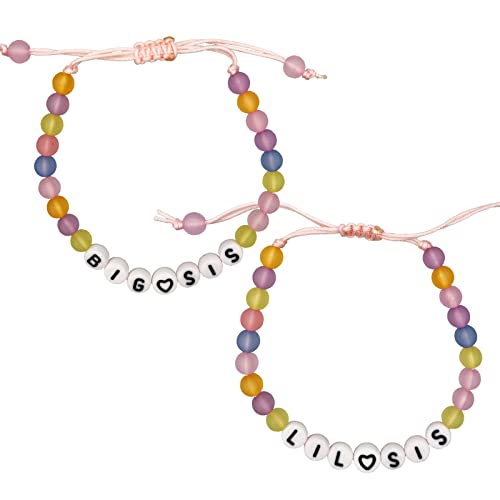 Image of Sister's Big Bracelet Gift, Little Girls' Sister Jewelry