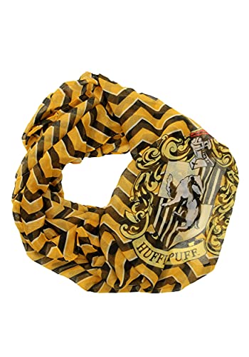 Harry Potter Red Golden Snitch Infinity Scarf - Polyester with All-Over Snitch Print, Officially Licensed