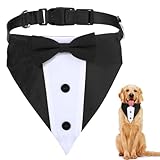 Traje de esmoquin para perro, negro)