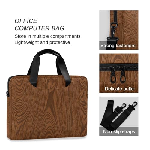 Funda para portátil marrón vintage 15.6 pulgadas miniatura 6