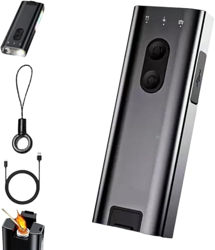 SUYOIKHGMN Keychain Tools, Pocket Mini Multi-Functional Flashlight, IP68 Waterproof, Magnetic Clip and Instant Ignition Device Suitable for Outdoor, Camping, and Photography Lighting