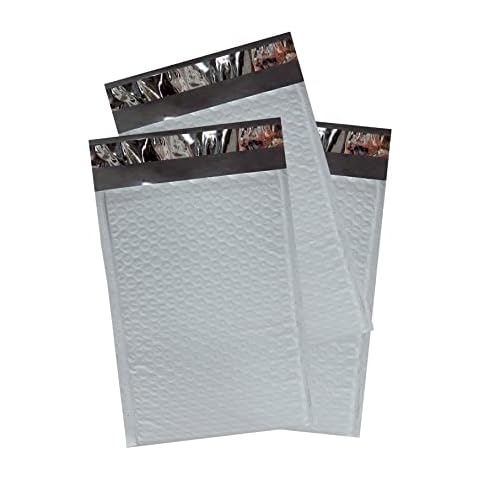 Yens Poly Bubble Mailers 6x10 250 Pack Self Seal Adhesive Shipping Bags, Cushioning Padded Envelopes for Shipping, Mailing, Packaging Useable Space 6x9 PM#0-250 Cover