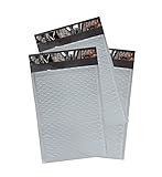 Yens Poly Bubble Mailers 4x8 500 Pack Self Seal Adhesive Shipping Bags, Cushioning Padded Envelopes for Shipping, Mailing, Packaging Useable Space 4x7 PM#000-500